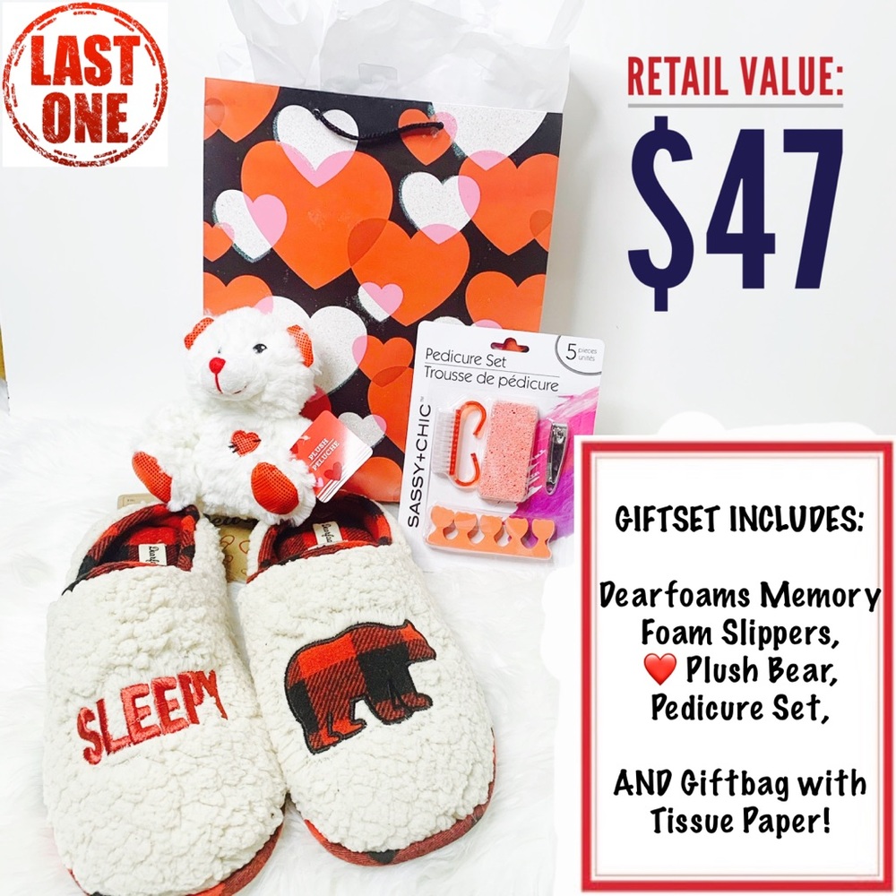 Last One‼️ DEARFOAMS Unisex Sleepy Bear Gift Set - Picture 1 of 8